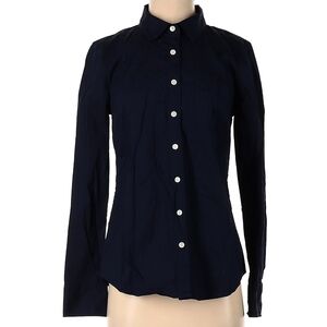 J. Crew Navy Blue Long Sleeve Button Down S